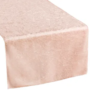 Velvet Table Runner - Blush/Rose Gold