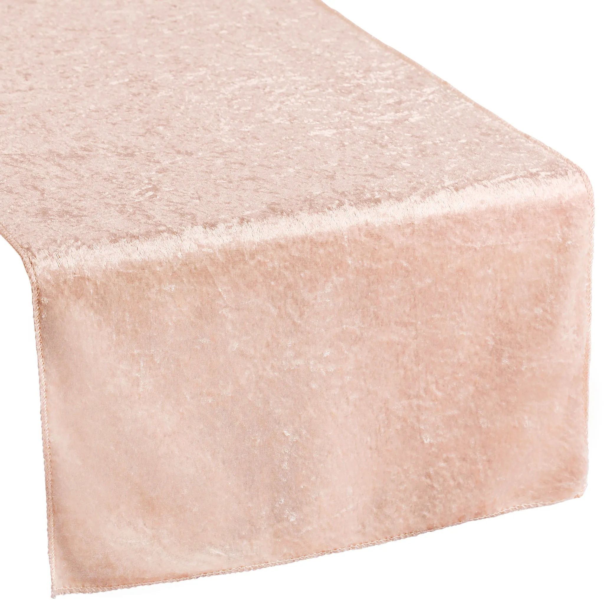 Velvet Table Runner - Blush/Rose Gold