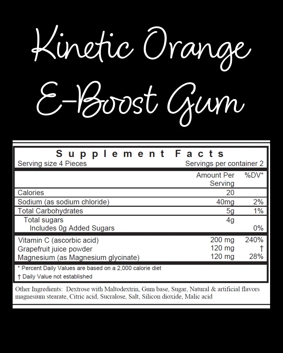 VitaPLUR Orange Tesla E-Boost Gum